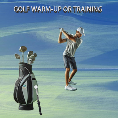 Retractable Golf Swing Trainer - Right-Handed Grip & Swing Aid for Warm-Up, Indoor Practice, Strength & Tempo Training - Ideal Golf Accessories for Chipping and Hitting